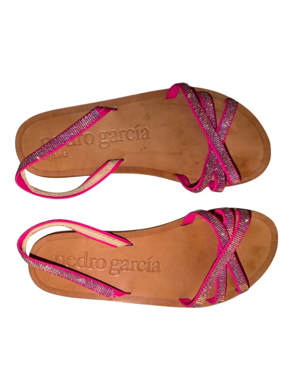 Pedro Garcia Sparkly Sandals Flats 37  595$ 7